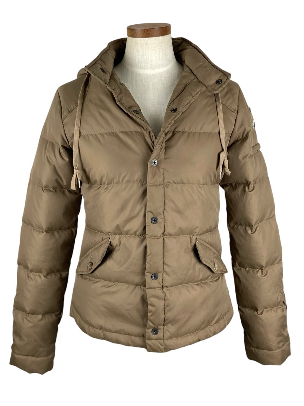 Ever Clothing Brand Hooded Down Puffer Coat M Clean Girl Minimalist Gorpcore
